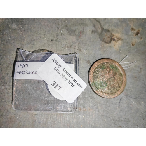 317 - 1797 Cartwheel Penny