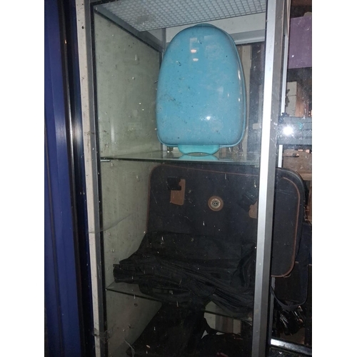 51 - Small Blue Child Hard Suitcase Plus Suitcase And Ruck Sack Etc