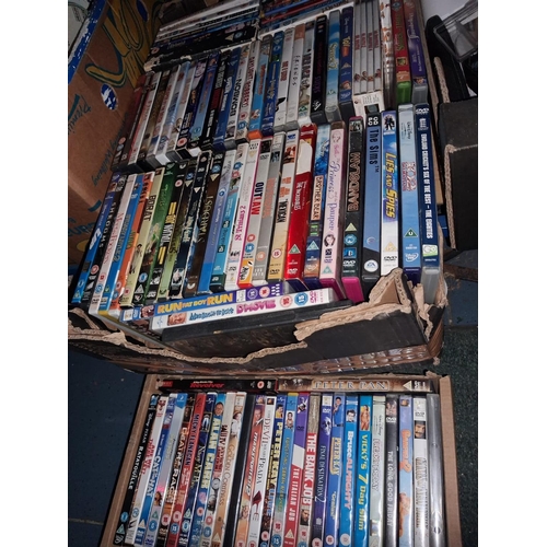 80 - 1 1/2 Boxes Of Dvd'S