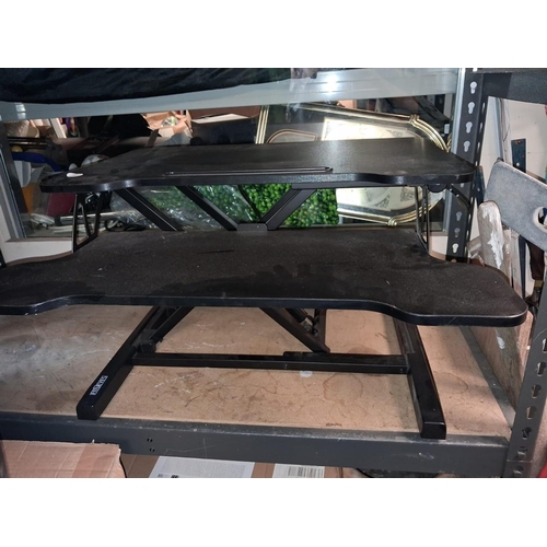 93 - Black Adjustable Computer Table