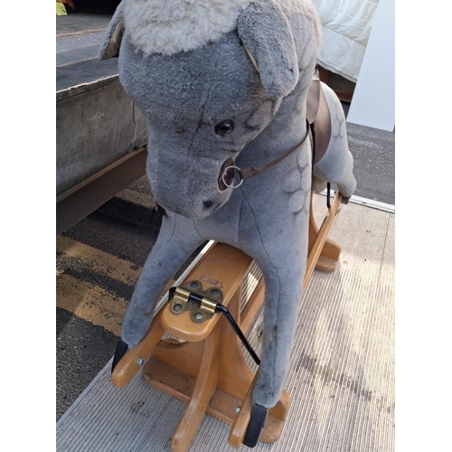 62 - Merrythought Rocking Horse In Need Of A Little Tlc To The Ear And Cleaning