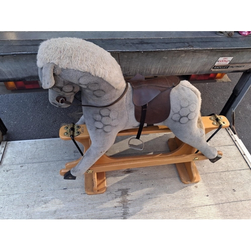 62 - Merrythought Rocking Horse In Need Of A Little Tlc To The Ear And Cleaning