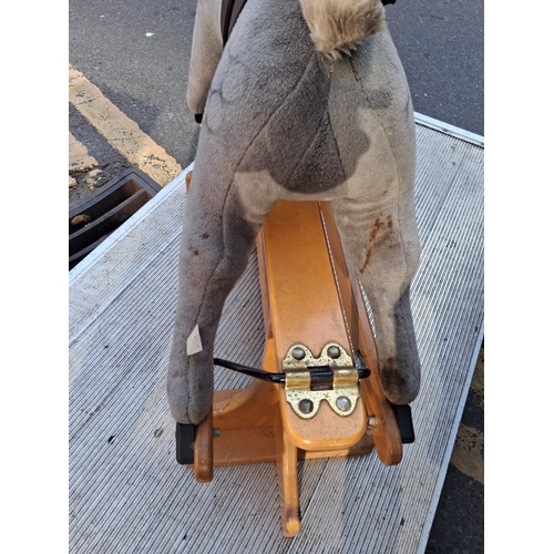 62 - Merrythought Rocking Horse In Need Of A Little Tlc To The Ear And Cleaning
