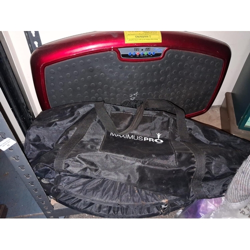 71 - Folding Trampoline With Bag Plus A Step Exerciser