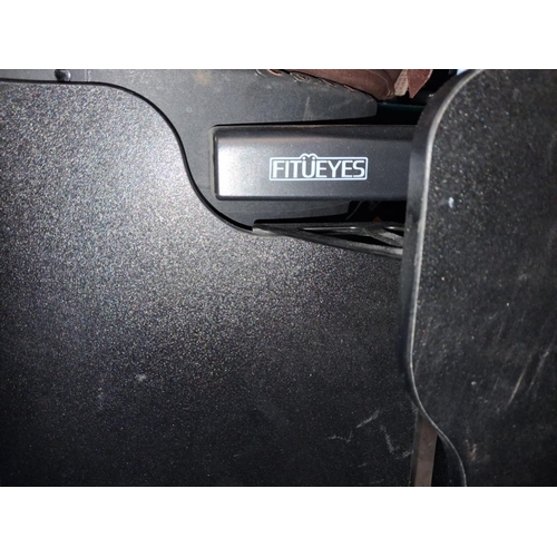 93 - Black Adjustable Computer Table