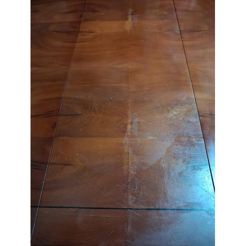 97 - Small Yew Wood Drop Leaf Table
