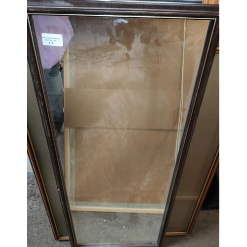 115 - Long Thin Framed Mirror