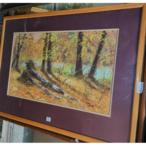 117 - Framed Print Of A Country Scene