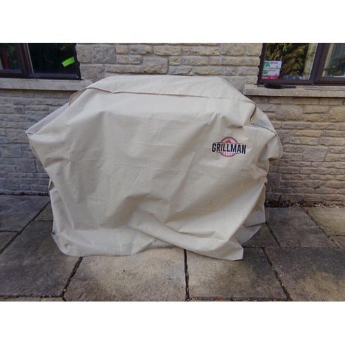 Good quality gas fired Antony Worrall Thompson barbeque grill with cover