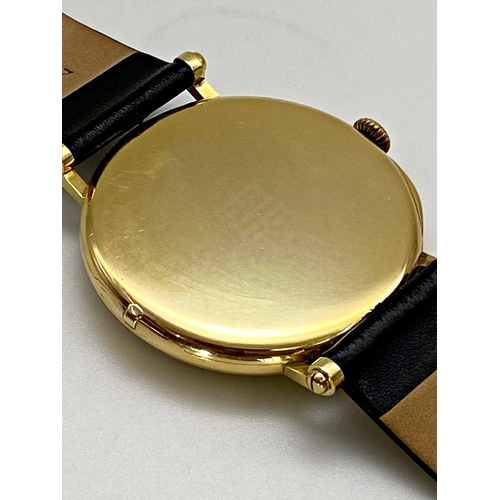 395 - Rare vintage Patek Philippe for Tiffany & Co 18ct timepiece, 45mm case, black dial with Breguet nume... 