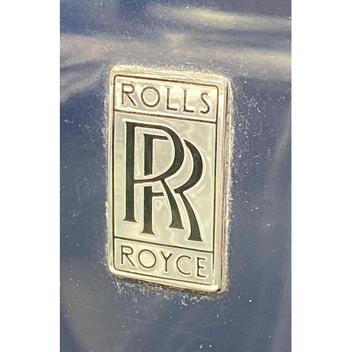 1 - Rolls Royce Silver Spur, C35BYX, 6750cc, 38k mileage, maple dashboard, blue leather upholstery, MOT ... 