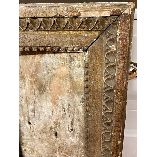 1359 - 18th century glitwood frame with original backboards, 93 x 73 cm