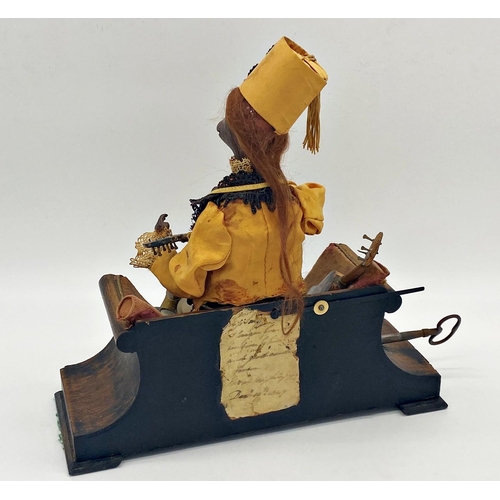 304 - Possibly by Phalibois - incredible 19th century continental automaton in the form of a monkey playin... 