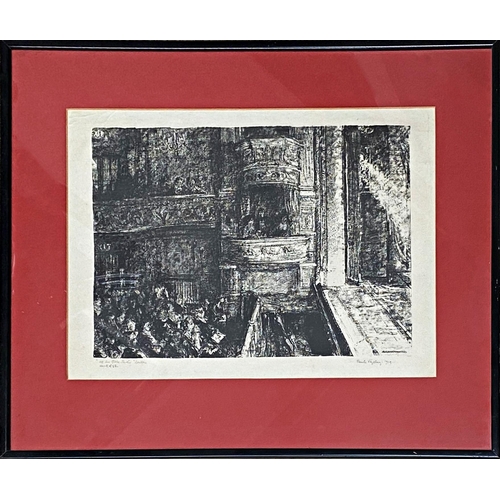 1297 - Paule Vezelay (1893-1984) - 'At The Globe Theatre, London', 4/25 black and white print, signed and t... 