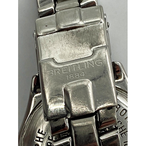 247 - Gents Breitling Colt Chronograph A73350 Wristwatch, head measures 40mm not including crown or push b... 