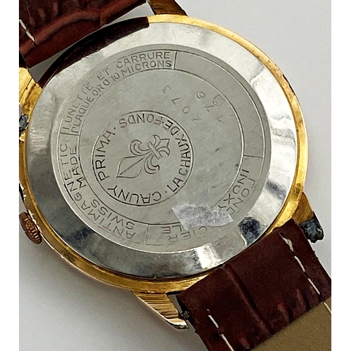 274 - Gents Cauny Prima Doctors Wristwatch 732073 Manual Wind,  head measures 39mm not including crown. Gi... 