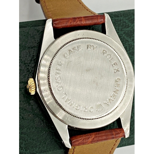 237 - Gents Tudor Day Date Automatic Gold & Steel Wristwatch, head measures 38mm not including crown, with... 