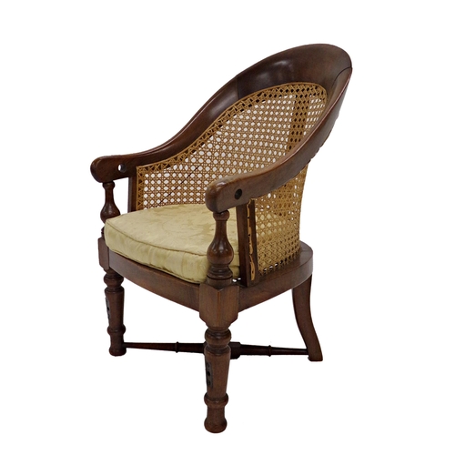 1125 - Regency mahogany Bergere childs or dolls chair