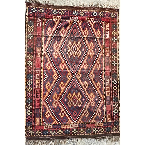 1103 - Good antique kelim carpet, 300 x 215cm