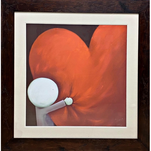 1372 - Doug Hyde (b. 1972) - 'Looking After Love' signed, limited 137/495 giclée print, 65 x65cm, framed