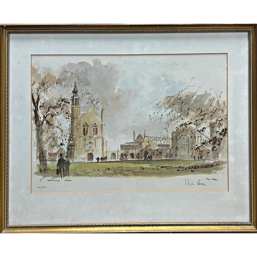 1364 - Hugh Casson (1910-1999) - 'Cheltenham College', signed, limited edition 142/650 colour print, 27 x 4... 