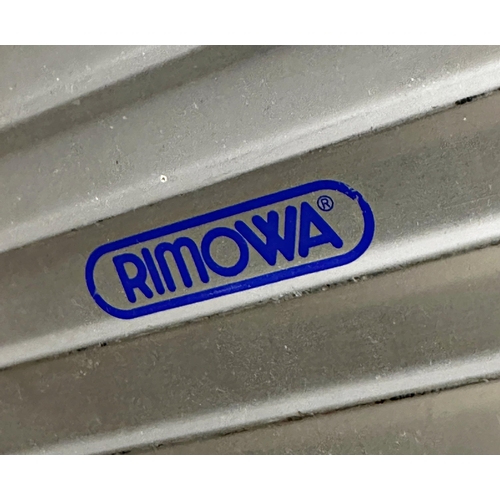 454 - Vintage Rimowa aluminium trolley suitcase, 80cm x 54cm