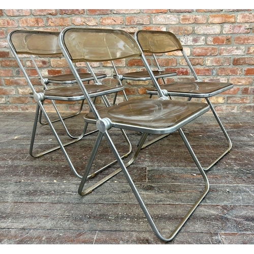 1309 - Set of five Italian Plia Folding Chair by Giancarlo Piretti for Castelli (5)