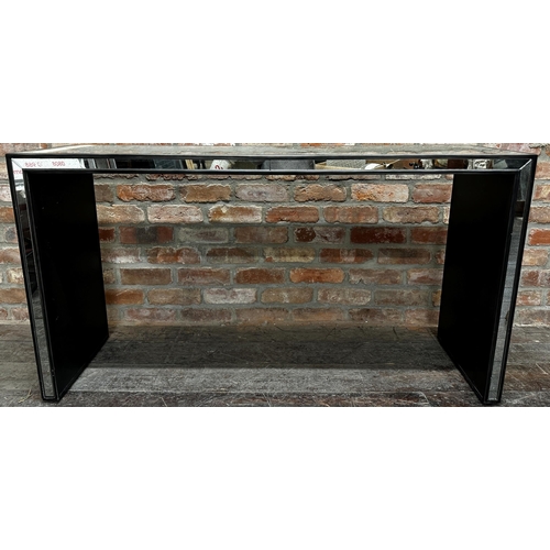 1340 - From The Elton John Biopic Film 'ROCKETMAN' - mirrored glass console table, 78cm high x 142 x 41cm