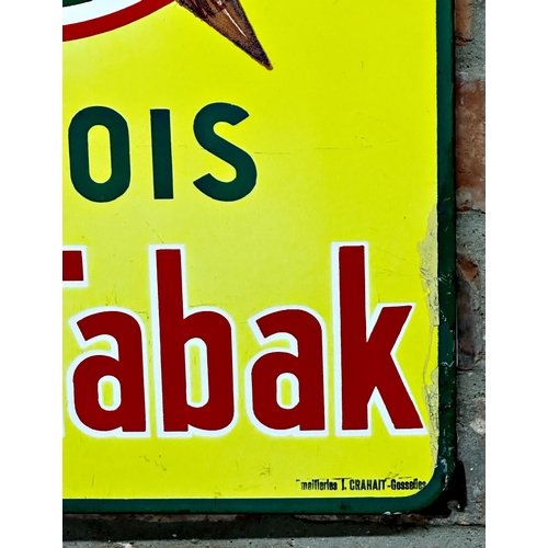 38 - Advertising - 'Semois Mijn Tabak' enamel sign in polychrome, 63 x 45cm