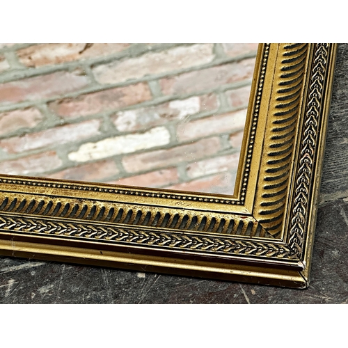 1146 - Giltwood wall mirror, with darted frame, 60 x 84cm