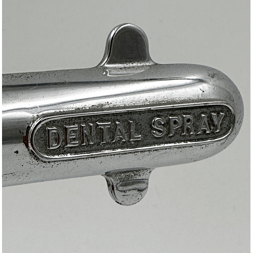 577 - 1930s chrome Sparklet dental hygienator, 26cm high