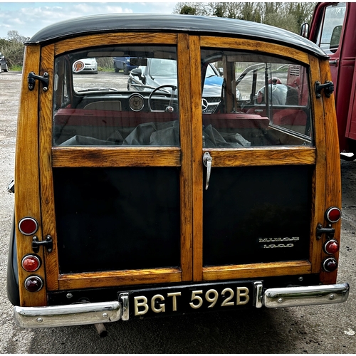 1 - 1960s Morris Traveller, BGT 592B, fully restored in wonderful order, date of first registration 1964... 