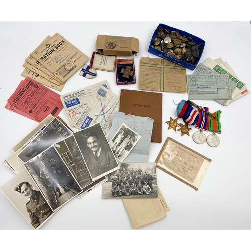 416 - Interesting mixed military ephemera lot mainly linked to Sergeant Harry Swainbank, comprising The De... 