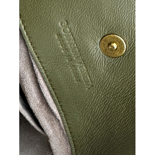 260 - A Bottega Veneta Intrecciato Leather Shoulder Bag in khaki. 
Hardware in gilt metal with leather and... 