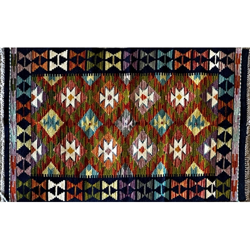 1461 - Chobi Kilim rug, 120 x 80cm