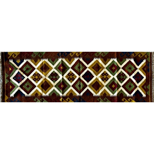 1464 - Maimana kilim runner, 195 x 60