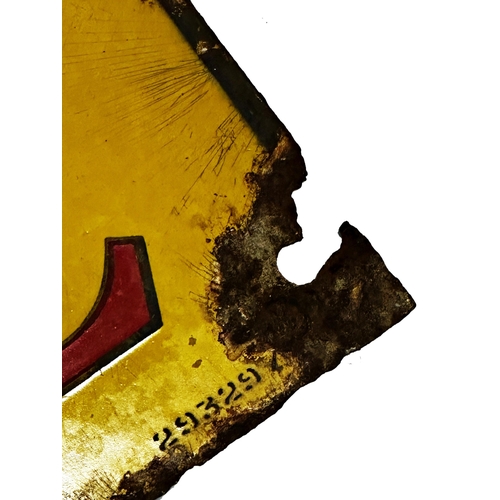 1098 - Advertising- Shell Oil, enamel sign with arched pediment, 24.5cm x 64cm