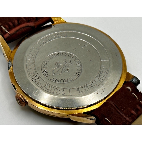 17 - Gents Cauny Prima Doctors Wristwatch 732073 Manual Wind,  head measures 39mm not including crown. Gi... 