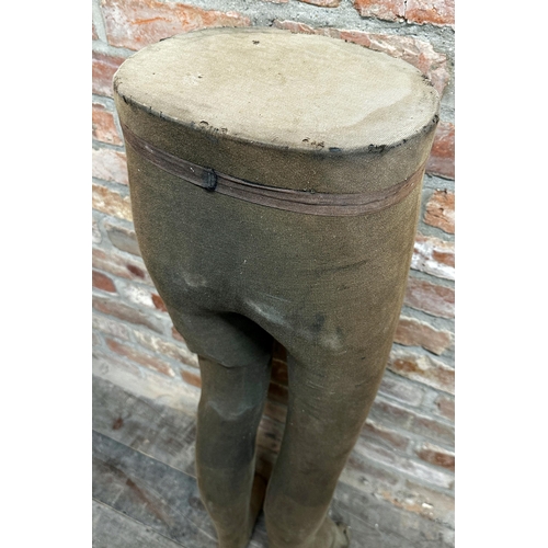 424 - Vintage pair of mannequin legs, 110cm high