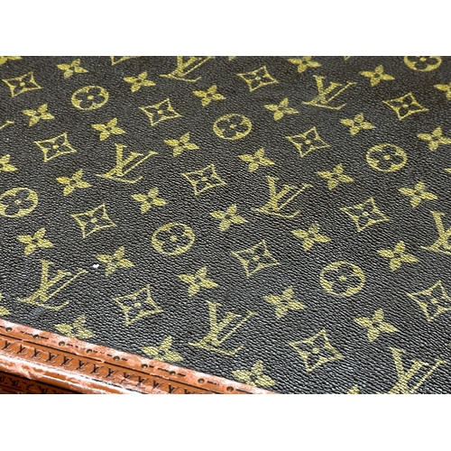 263 - A stunning Louis Vuitton 'Alzer 60' vintage hard suitcase formerly belonging to the Earl of Dudley, ... 