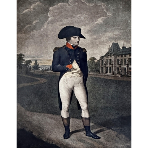 1399 - William Satchwell Leney (1769-1831) after Jean Baptiste Isabey - 'Napoleon a Malmaison', colour engr... 