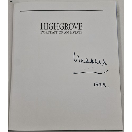 291 - Highgrove, Portrait of an Estate by HRH The Prince of Wales and Charles Clover, signed by HRH Prince... 