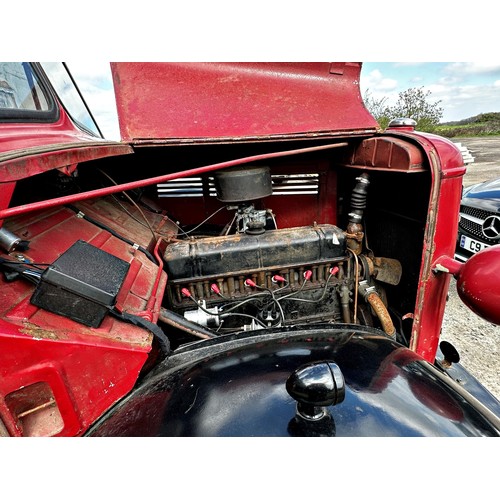 1092 - 1940s Bedford MSD Flat Lorry, XVV 913, Chassis no MSD 24440, Engine no 2699, both numbers correspond... 