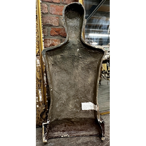 1006 - Advertising - Original Zeppelin Pullover, fibreglass shop display in the form of a bust of a gentlem... 