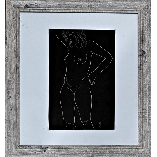 1252 - Eric Gill (1882-1940)-Two nude studies from Eric Gill's twenty five nudes, first edition wood engrav... 