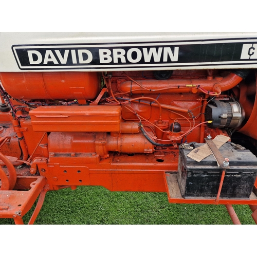 146 - Vintage Case David Brown 1210 diesel tractor, starts and drives, in very good restored condition