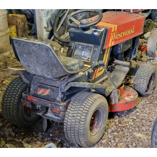 55 - Vintage Westwood petrol powered ride on mower