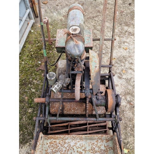 58 - Vintage Atco lawnmower with collection bucket together with another vintage Atco mower, for restorat... 