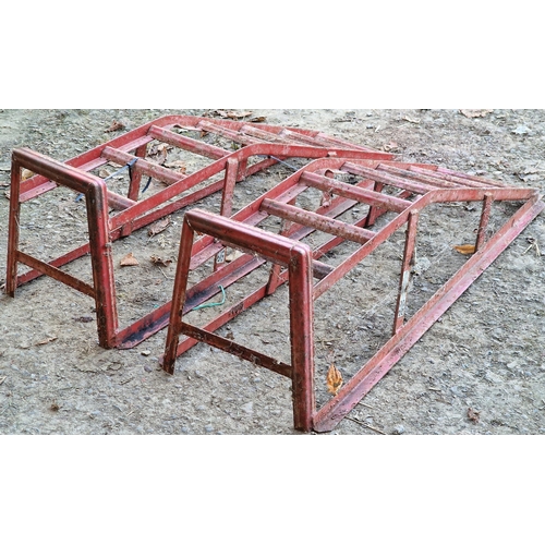 40 - Two pairs of heavy duty iron vehicle ramps