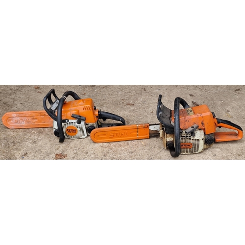 11 - Stihl MS170 chainsaw together with a Stihl 021 chainsaw (2)